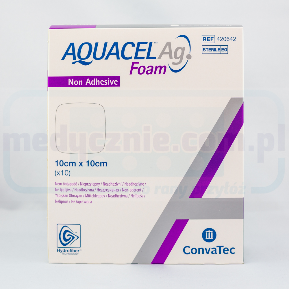 Aquacel Schiuma Ag Non Adesiva 10*10cm medicazione in schiuma multistrato 1pc
